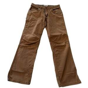 Mountain Khakis Brown Cotton Canvas Work Pants 36x34